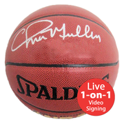 Chris Mullin LIVE Video signing Replica NBA Basketball